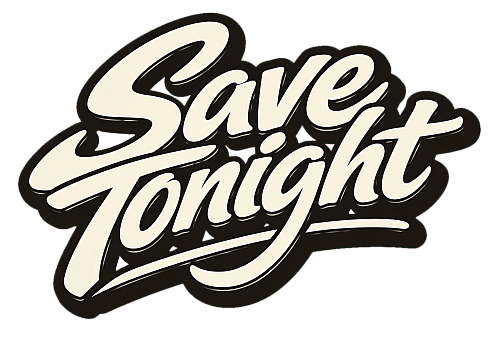 Save Tonight logo on dark background